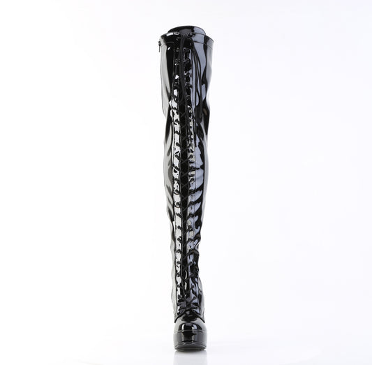 【PLEASER】ELECTRA-3023 シューズ Blk Str. Pat/Blk【取寄】