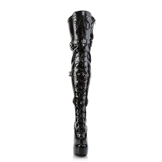 【PLEASER】ELECTRA-3028 シューズ Blk Str Pat【取寄】