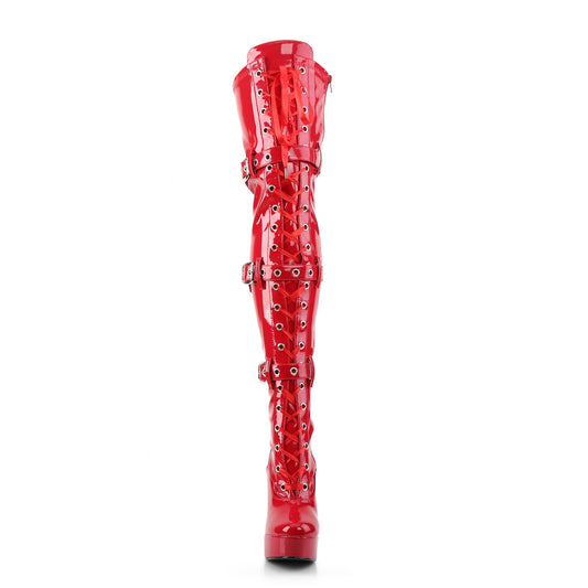 【PLEASER】ELECTRA-3028 プラットフォームシューズ Red Str Pat【取寄】