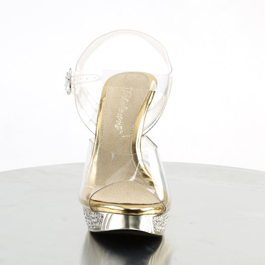 【FABULICIOUS】ELEGANT-408 プラットフォームシューズ Clr/Gold Chrome【取寄】