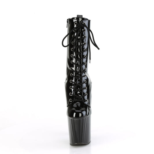 【PLEASER】ENCHANT-1040 プラットフォームシューズ Blk Pat/Blk【取寄】