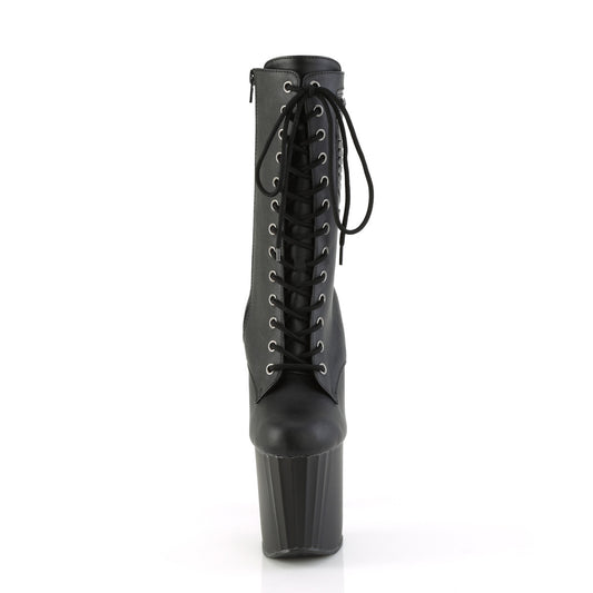 【PLEASER】ENCHANT-1040PK シューズ Blk Faux Le/Blk Matte【取寄】