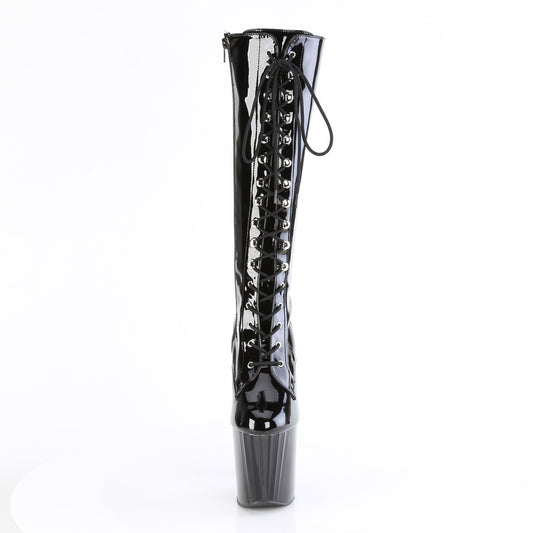 【PLEASER】ENCHANT-2023 プラットフォームシューズ Blk Str. Pat/Blk【取寄】