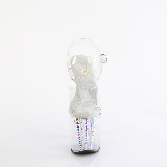 【PLEASER】ENCHANT-708RS-02 シューズ Clr/Clr-AB RS【取寄】