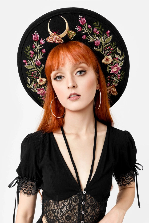【RESTYLE】ハット*WILDFLOWER WIDE BRIM HAT【取寄】