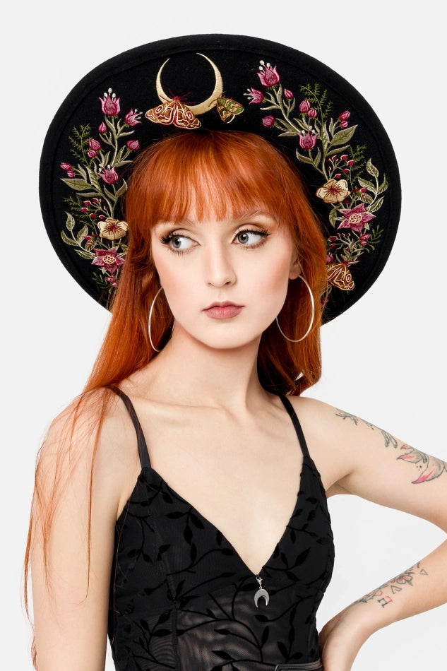 【RESTYLE】ハット*WILDFLOWER WIDE BRIM HAT【取寄】