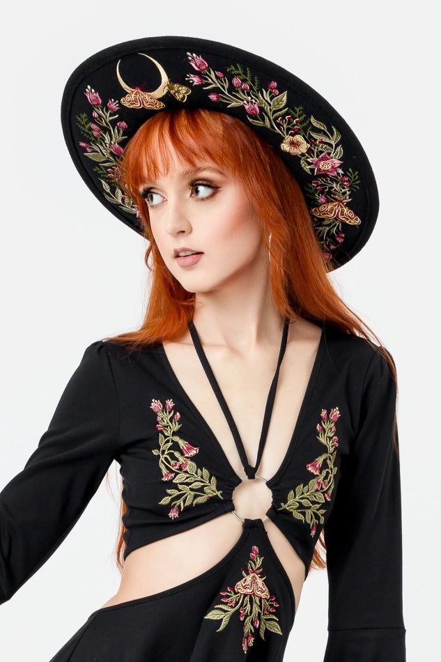 【RESTYLE】ハット*WILDFLOWER WIDE BRIM HAT【取寄】