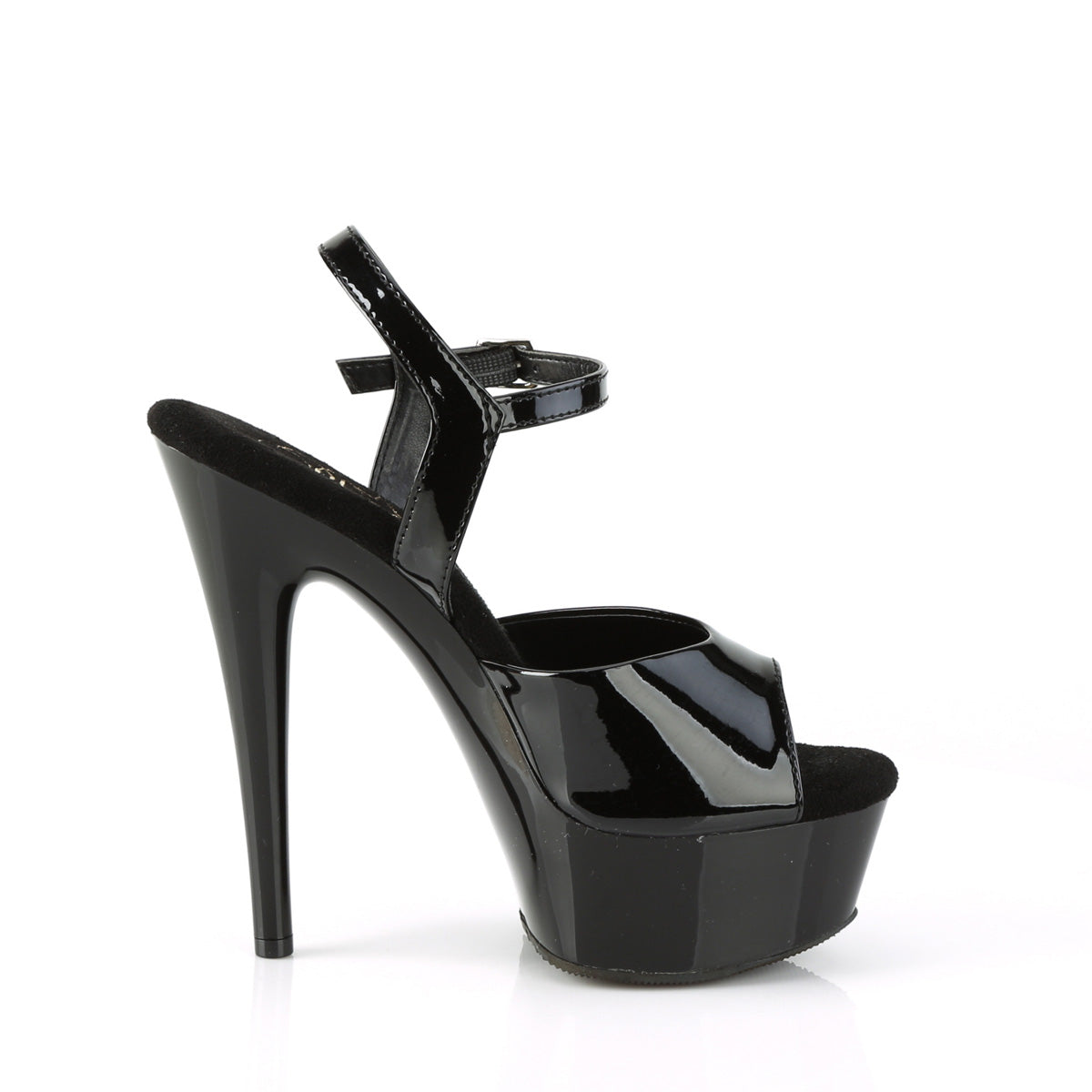 【PLEASER】EXCITE-609 プラットフォームシューズ Blk Pat/Blk【取寄】