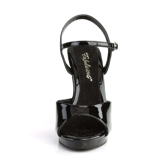 【FABULICIOUS】FLAIR-409 ヒールシューズ Blk Pat/Blk【取寄】