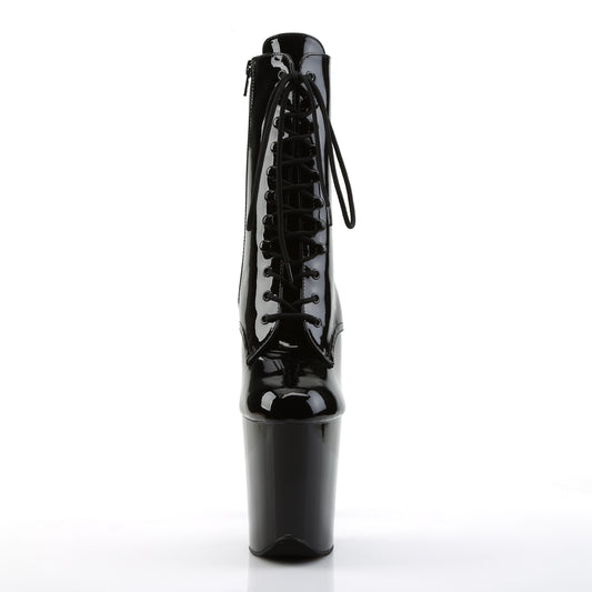 【PLEASER】FLAMINGO-1020 プラットフォームシューズ Blk Pat/Blk【取寄】