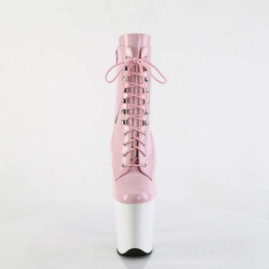 【PLEASER】FLAMINGO-1020 シューズ B. Pink Pat/Wht【取寄】