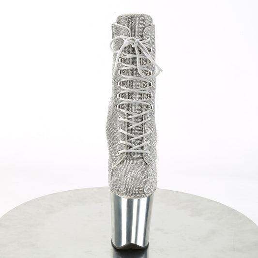 【PLEASER】FLAMINGO-1020CHRS プラットフォームシューズ Slv RS/Slv Chrome【取寄】