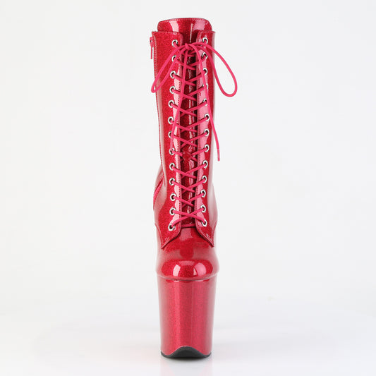 【PLEASER】FLAMINGO-1040GP プラットフォームシューズ Fuchsia Glitter Pat/M【取寄】