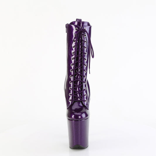 【PLEASER】FLAMINGO-1040GP プラットフォームシューズ Purple Glitter Pat/M【取寄】