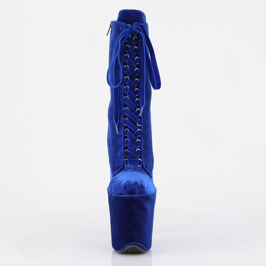 【PLEASER】FLAMINGO-1045VEL シューズ Navy Blue Velvet/Navy Blue Velvet【取寄】