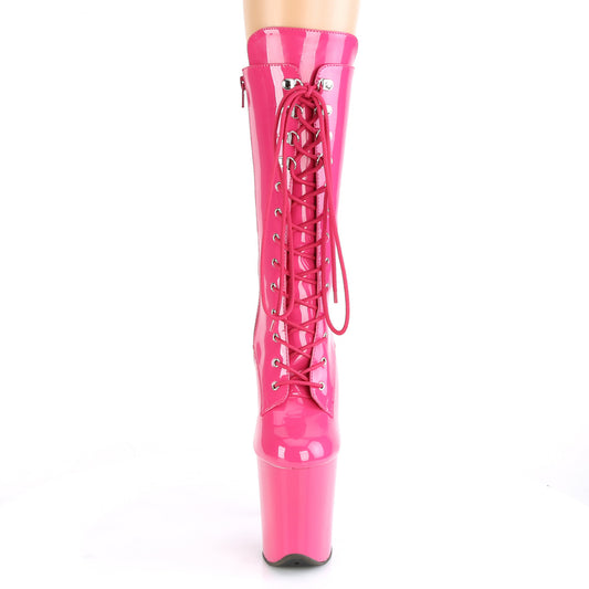 【PLEASER】FLAMINGO-1050 プラットフォームシューズ H. Pink Pat/H. Pink【取寄】