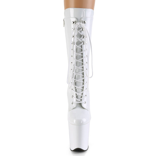 【PLEASER】FLAMINGO-1050 シューズ Wht Pat/Wht【取寄】