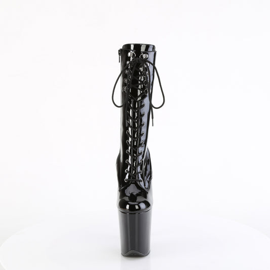 【PLEASER】FLAMINGO-1054 プラットフォームシューズ Blk Pat/Blk【取寄】