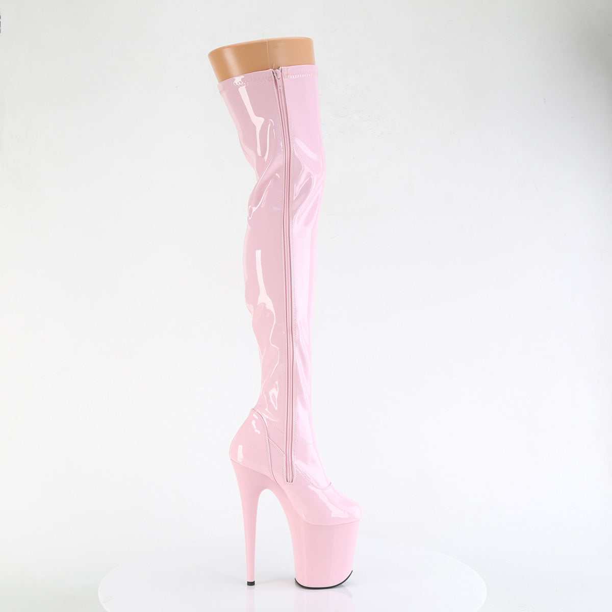 【PLEASER】FLAMINGO-3000 プラットフォームシューズ B. Pink Str Pat/B. Pink【取寄】