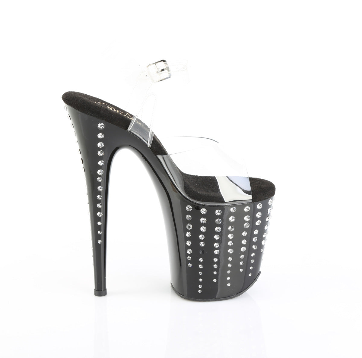 【PLEASER】FLAMINGO-808TDRS プラットフォームシューズ Clr/Blk-Slv RS【取寄】