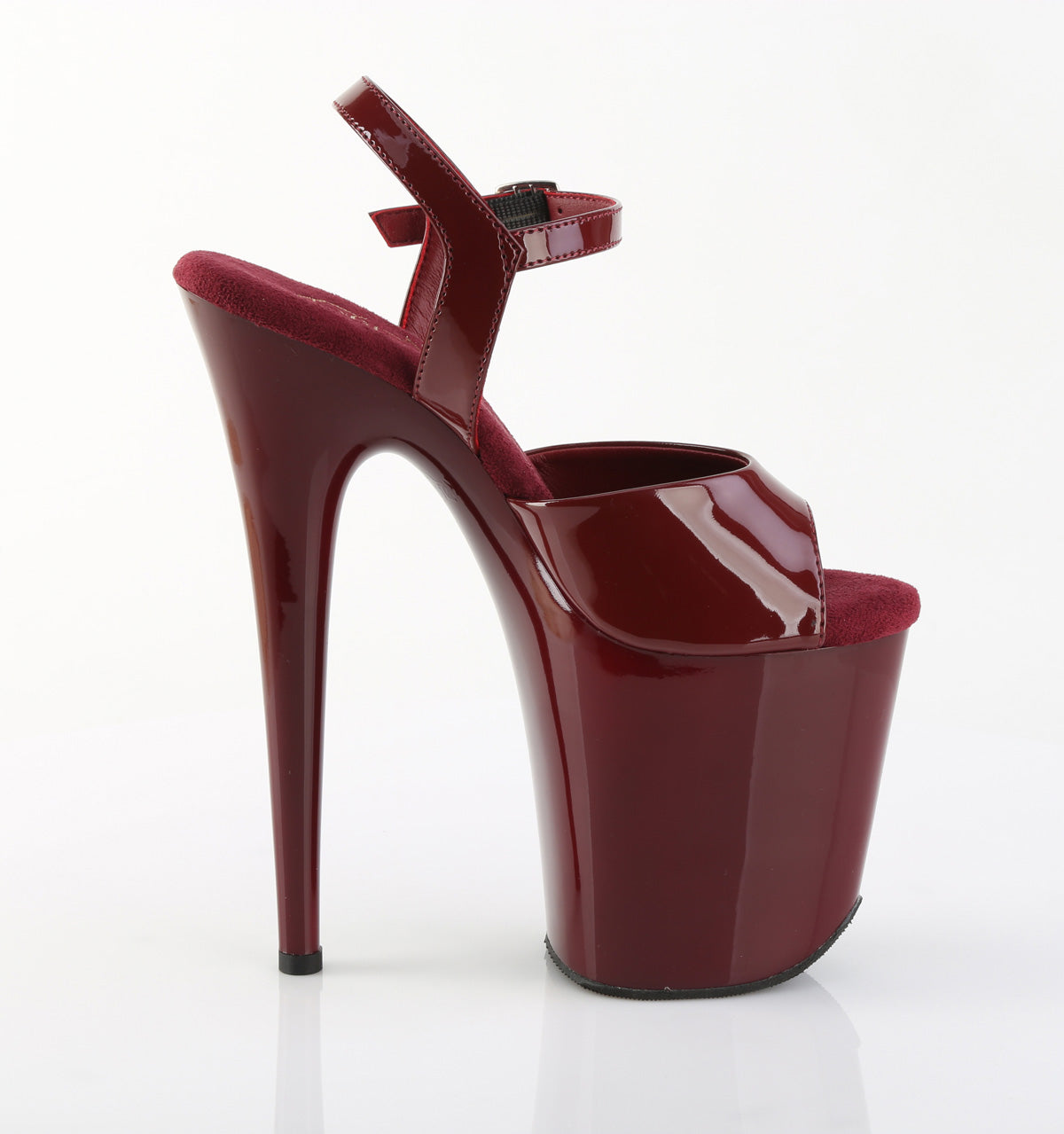 【PLEASER】FLAMINGO-809 プラットフォームシューズ Burgundy Pat/Burgundy【取寄】