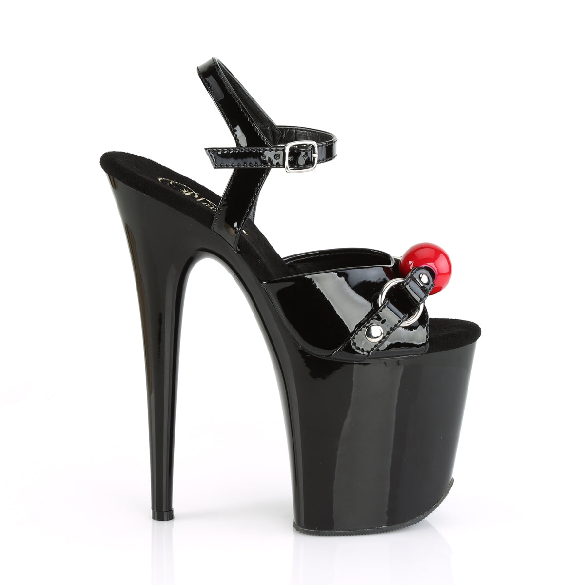 【PLEASER】FLAMINGO-809GB プラットフォームシューズ Blk Pat/Blk【取寄】