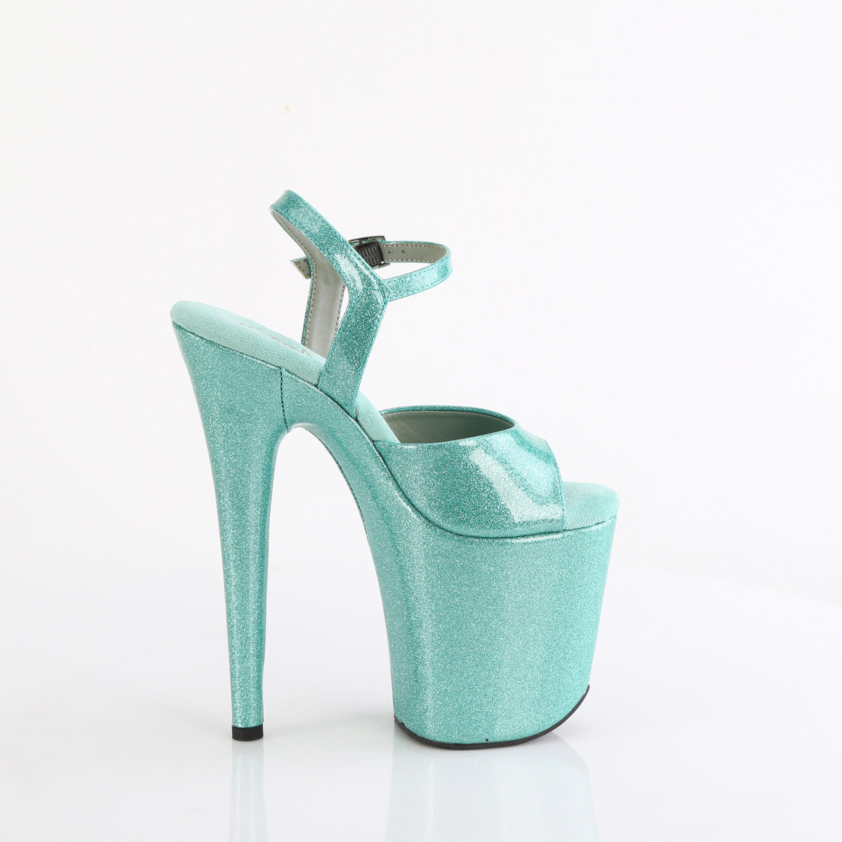 【PLEASER】FLAMINGO-809GP プラットフォームシューズ Aqua Glitter Pat/M【取寄】