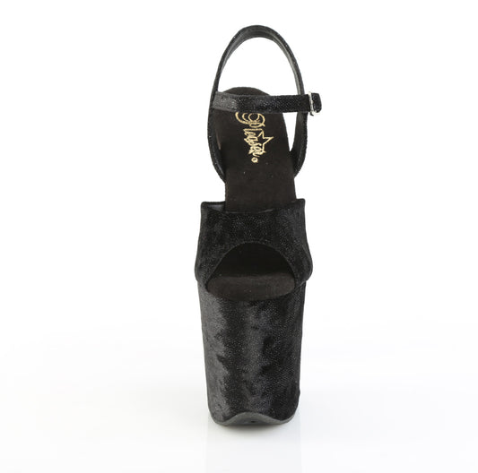 【PLEASER】FLAMINGO-809WR シューズ Blk Shimmering Fabric/Blk【取寄】
