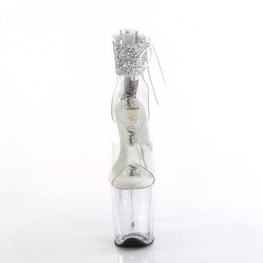 【PLEASER】FLAMINGO-824RS-02 シューズ Clr-Slv AB RS/Clr【取寄】