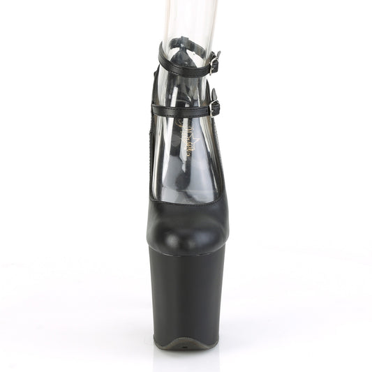 【PLEASER】FLAMINGO-850 シューズ Blk Faux Leather/Blk Matte【取寄】