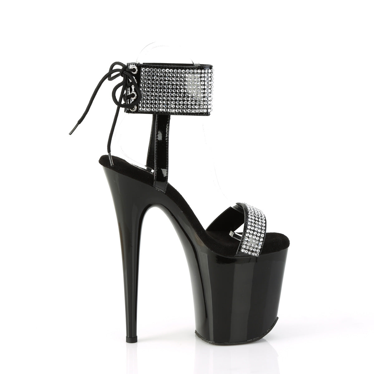 【PLEASER】FLAMINGO-870 プラットフォームシューズ Blk Pat-RS/Blk【取寄】