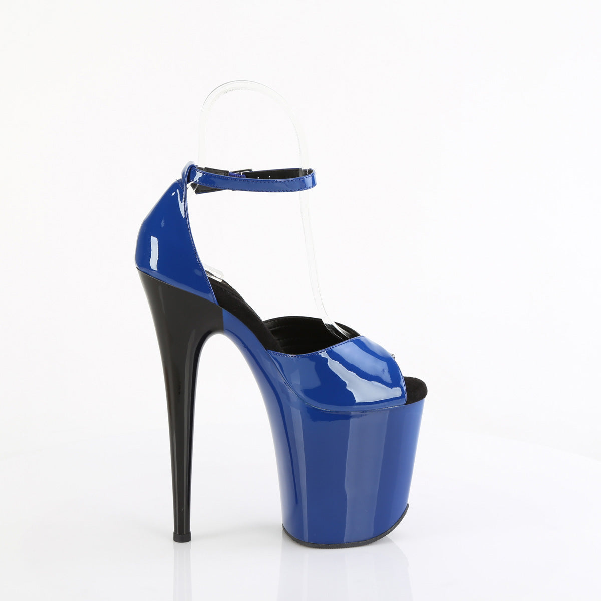 【PLEASER】FLAMINGO-884 プラットフォームシューズ Royal Blue-Blk/Royal Blue-Blk【取寄】