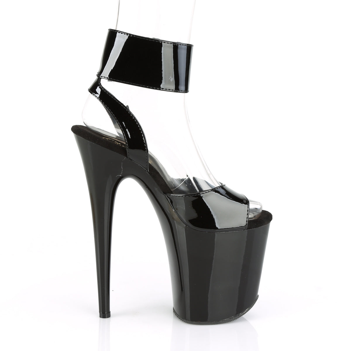 【PLEASER】FLAMINGO-891 プラットフォームシューズ Blk Pat/Blk【取寄】
