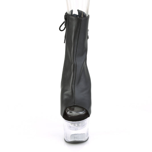 【PLEASER】FLASHDANCE-1018-7 シューズ Blk Faux Leather/Clr【取寄】