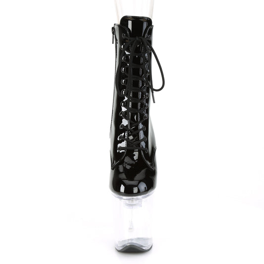 【PLEASER】FLASHDANCE-1020-8 プラットフォームシューズ Blk Pat/Clr【取寄】