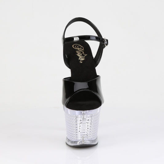 【PLEASER】FLASHDANCE-709SPEC プラットフォームシューズ Blk/Clr【取寄】