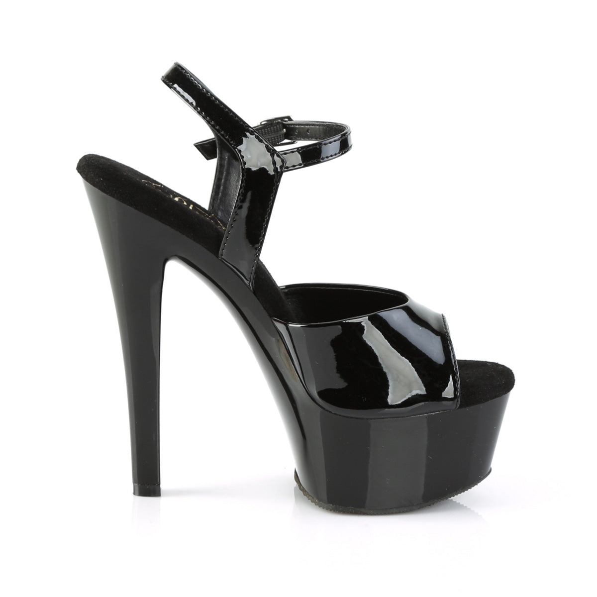 【PLEASER】GLEAM-609 プラットフォームシューズ Blk Pat/Blk【取寄】