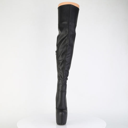 【PLEASER】JUBILANT-3007 プラットフォームシューズ Blk Str. Faux Leather【取寄】