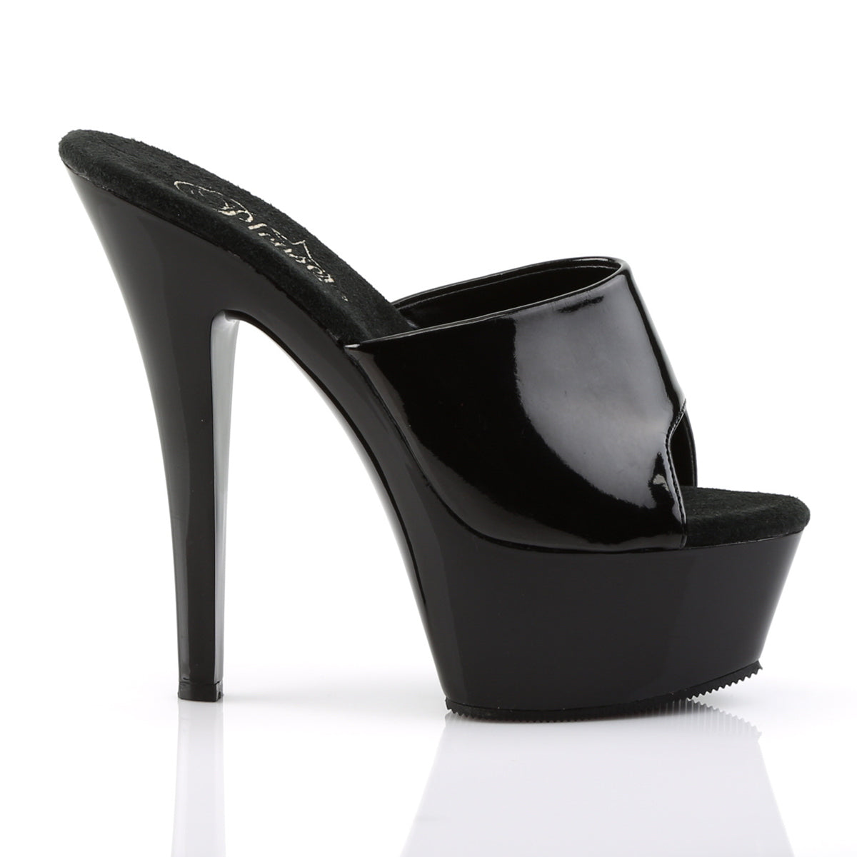 【PLEASER】KISS-201 プラットフォームシューズ Blk Pat/Blk【取寄】