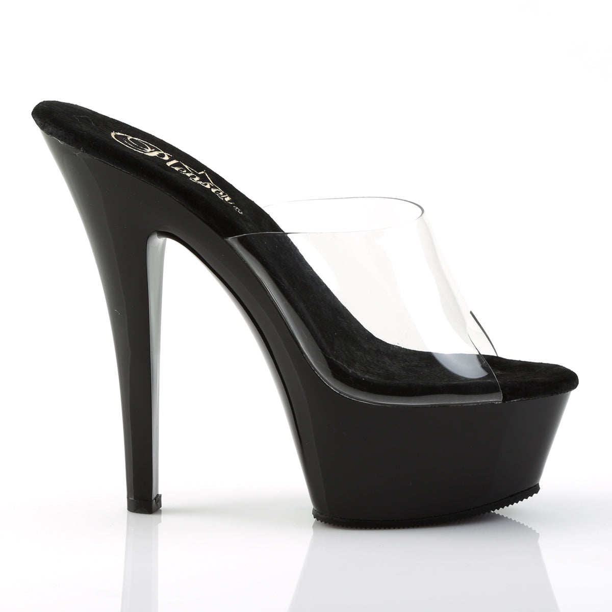 【PLEASER】KISS-201 プラットフォームシューズ Clr/Blk【取寄】