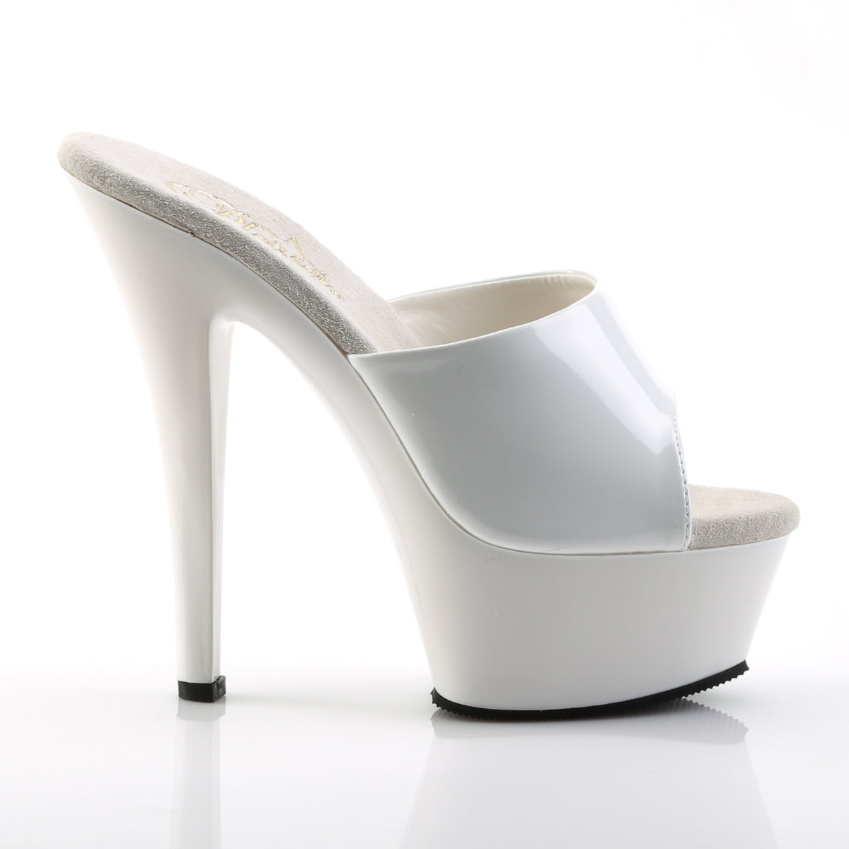 【PLEASER】KISS-201 プラットフォームシューズ Wht Pat/Wht【取寄】