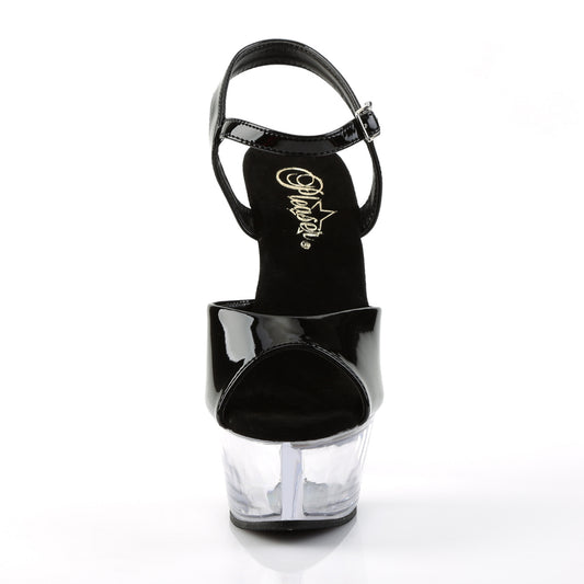 【PLEASER】KISS-209 プラットフォームシューズ Blk Pat/Clr【取寄】
