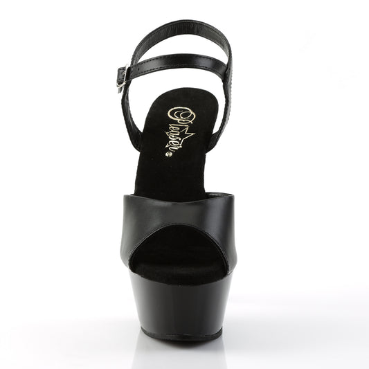 【PLEASER】KISS-209 プラットフォームシューズ Blk Leather/Blk【取寄】