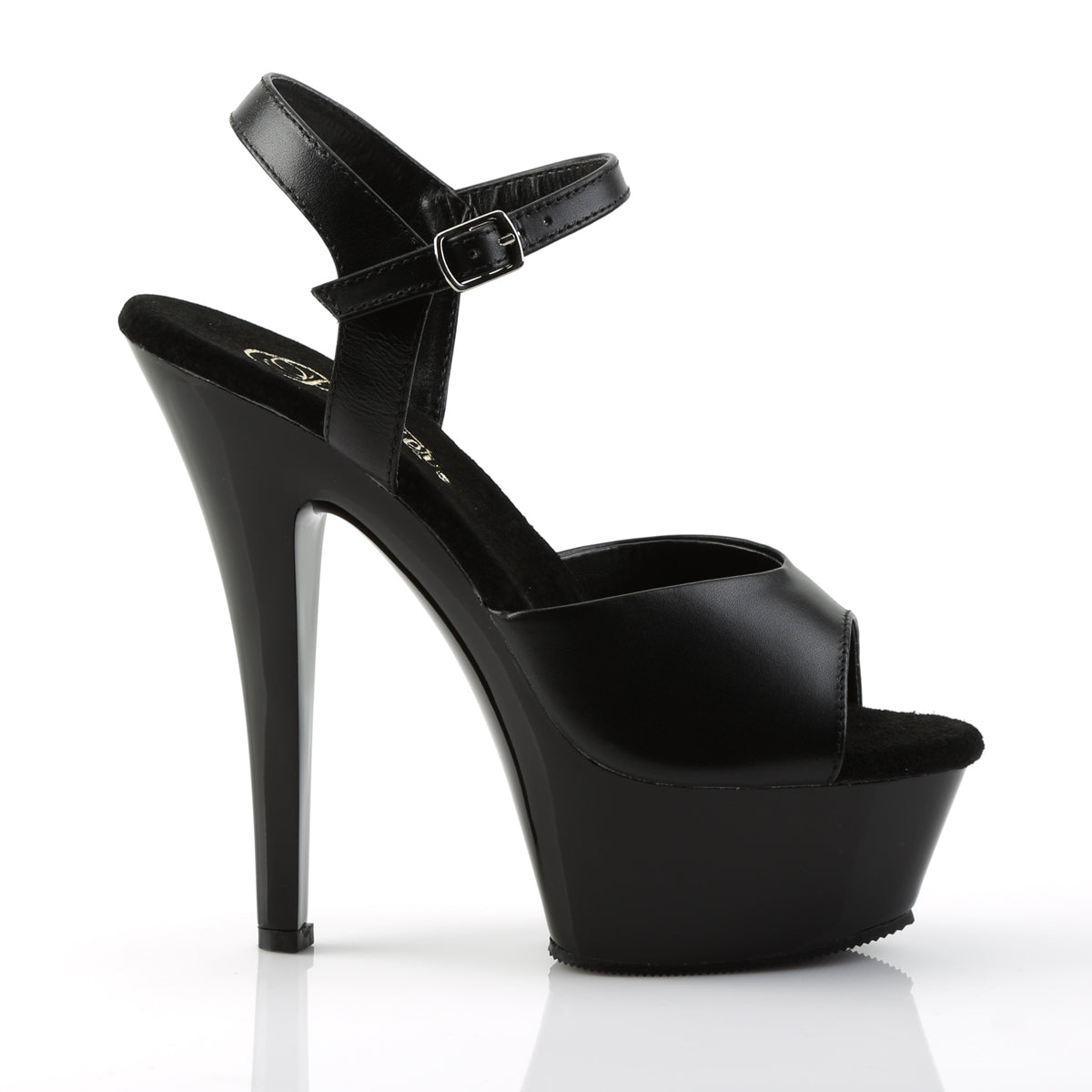 【PLEASER】KISS-209 プラットフォームシューズ Blk Leather/Blk【取寄】