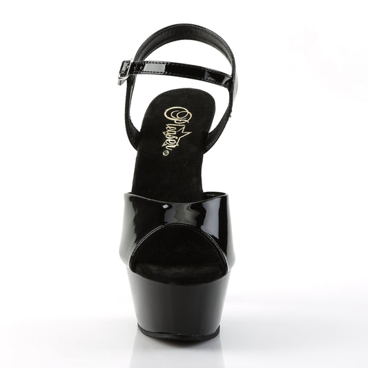 【PLEASER】KISS-209 プラットフォームシューズ Blk Pat/Blk【取寄】