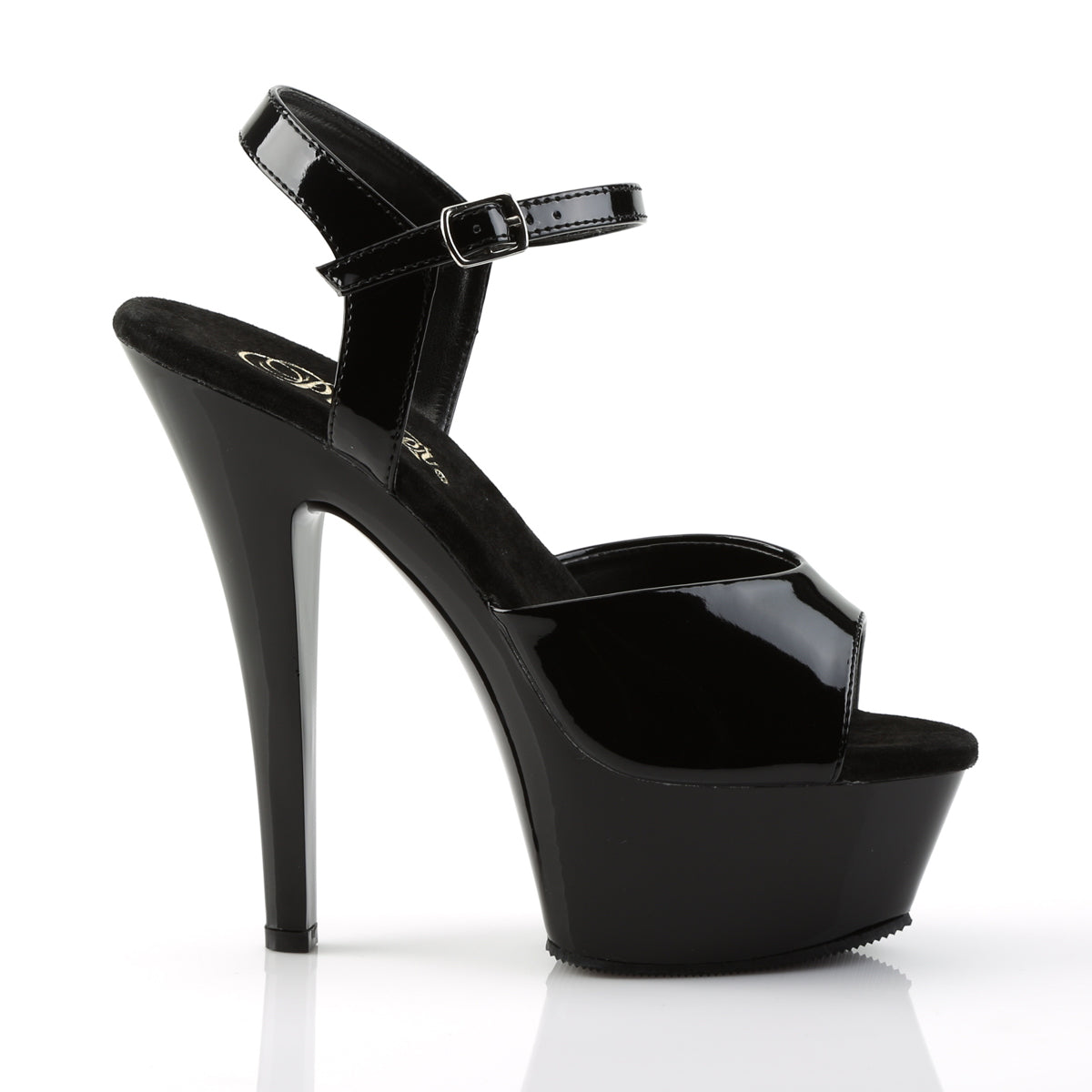【PLEASER】KISS-209 プラットフォームシューズ Blk Pat/Blk【取寄】