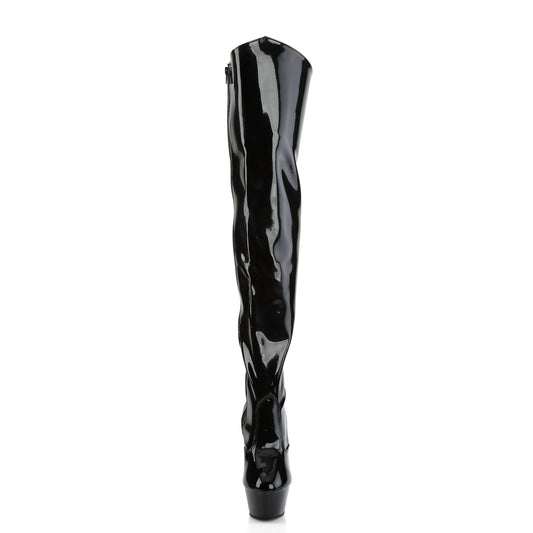 【PLEASER】KISS-3010 プラットフォームシューズ Blk Pat/Blk【取寄】