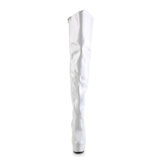 【PLEASER】KISS-3010 プラットフォームシューズ Wht Pat/Wht【取寄】
