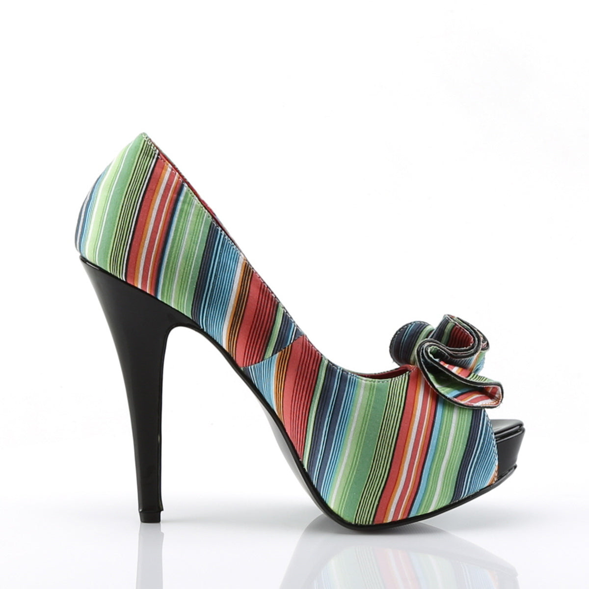 【PIN UP COUTURE】LOLITA-12 プラットフォームシューズ Serape Print Fabric【取寄】