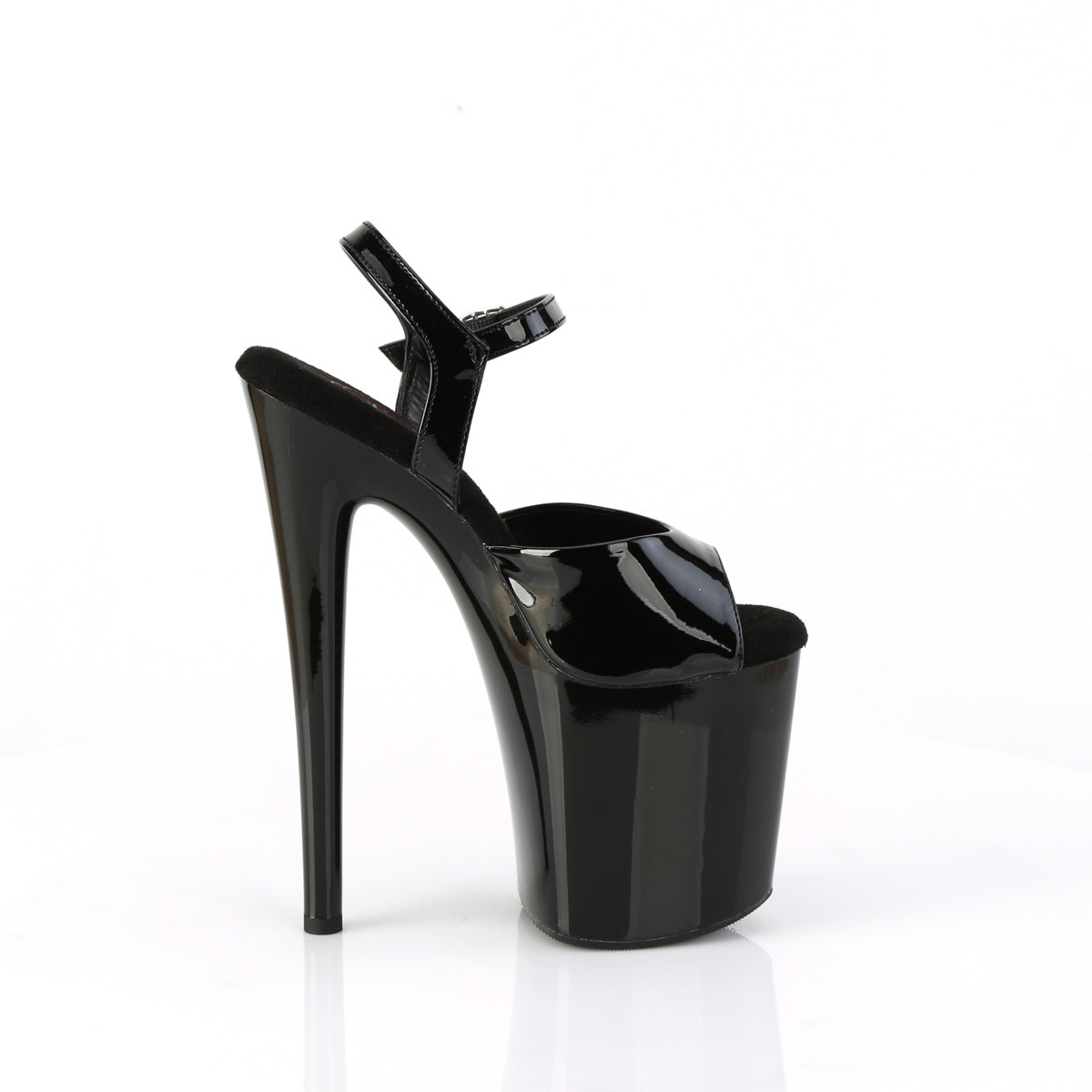 【PLEASER】NAUGHTY-809 プラットフォームシューズ Blk Pat/Blk【取寄】